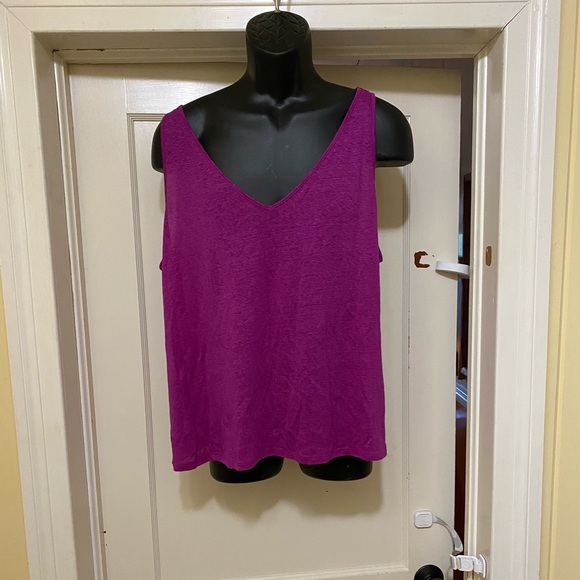 LOFT Linen Tank - Picture 2 of 5